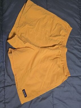 Patagonia Mens Orange Athletic Shorts